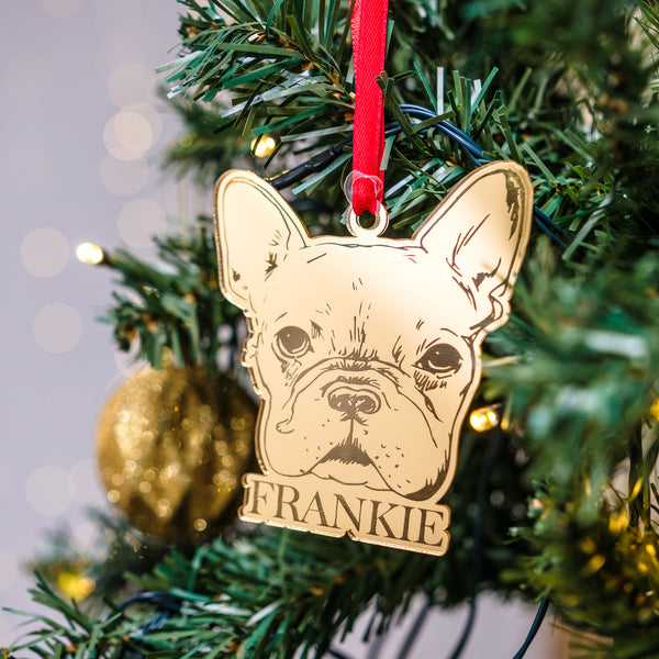 dog christmas ornament