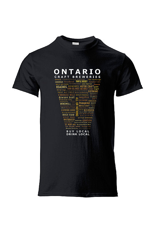 Canada's Best Craft Breweries Heavy Cotton T-Shirt – Craft Beer Clothing