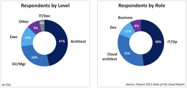 Salario de arquitectos cloud según su rol o nivel de responsabilidad