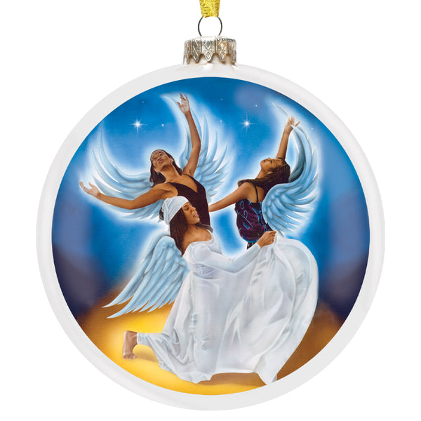 ORN01 Angels Trio Christmas Ornament