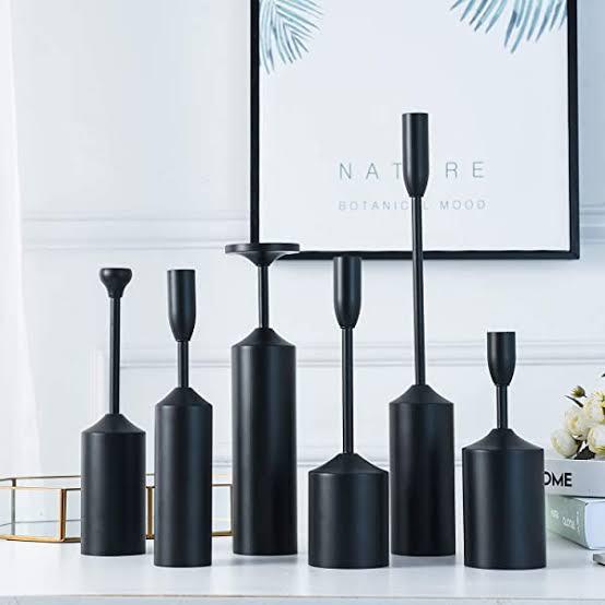 Metal Taper Candlesticks | Home Décor - HomeHatchpk