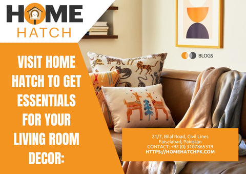 Visit Home Hatch to get essentials for your living room decor:
