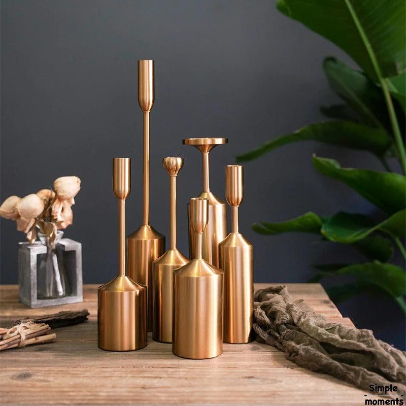 Metal Taper Candlesticks | Home Décor - HomeHatchpk