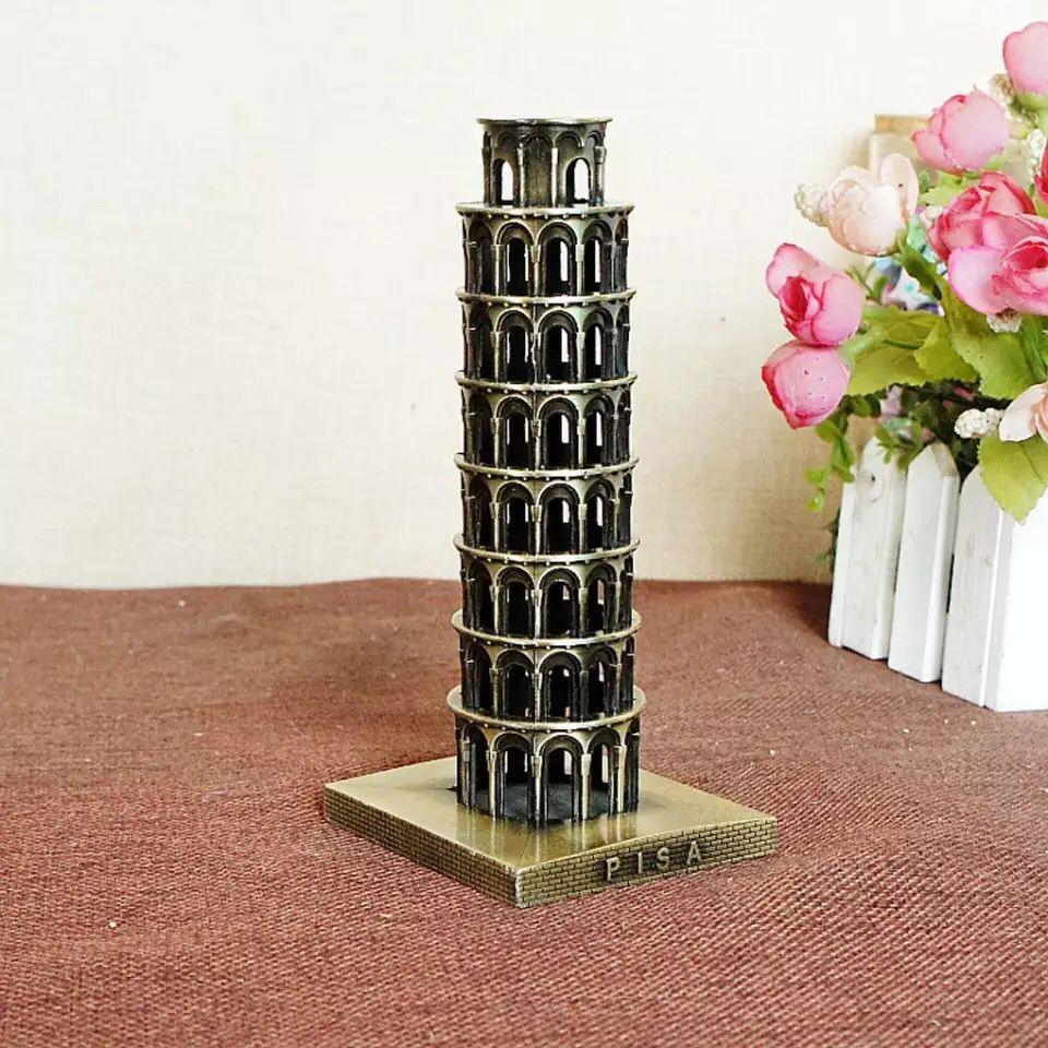 Leaning Tower of Pisa Metal Model | Home Décor - HomeHatchpk