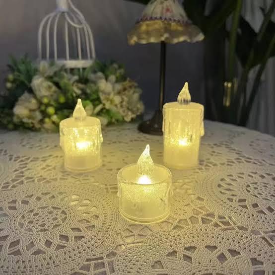 Led Smokeless Candle Lights | Home Decor - HomeHatchpk