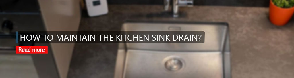 how to maintain the kitchen sink drain
