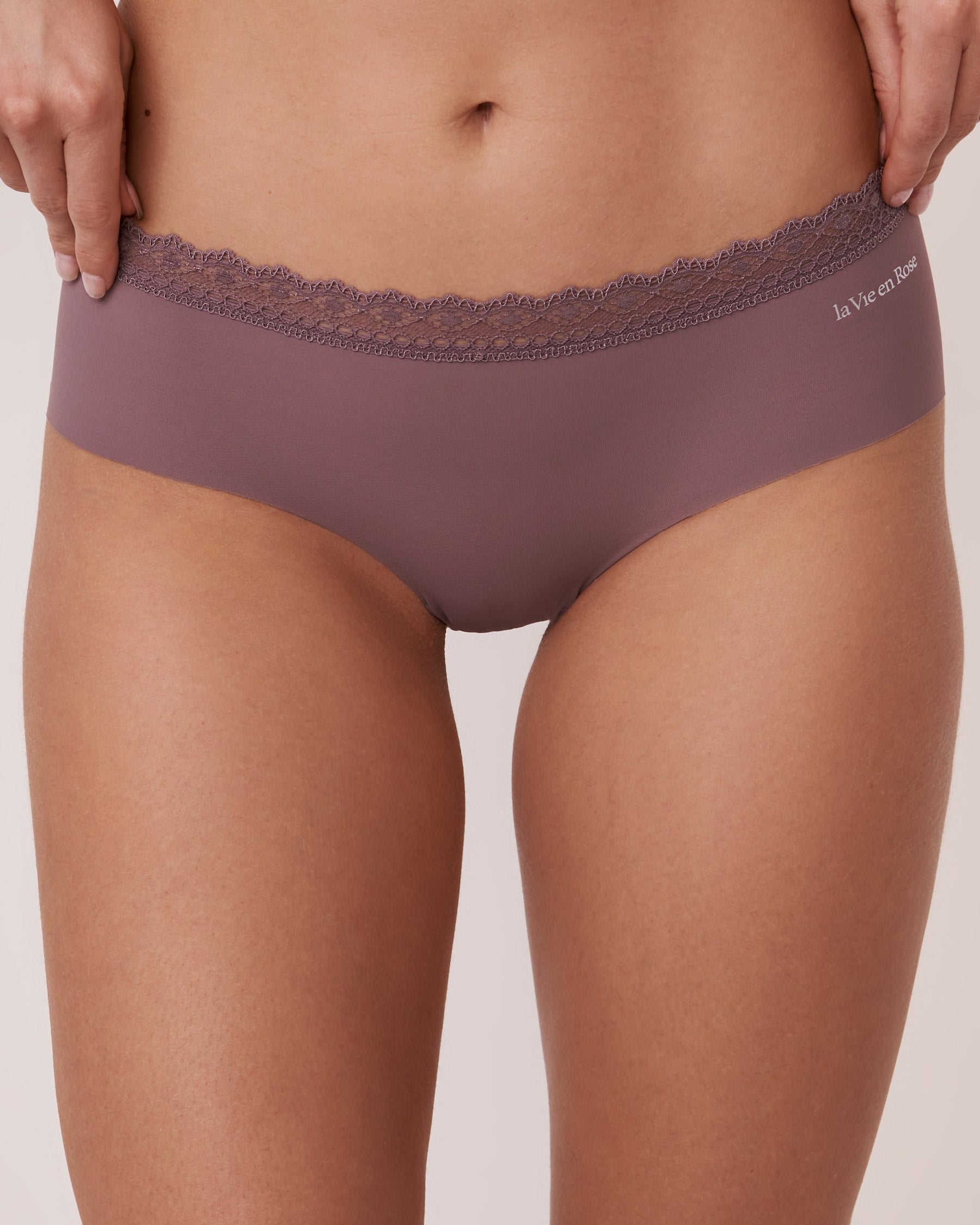 La Vie en Rose Microfiber No-show Thong Panty Moonscape – La Vie En Rose