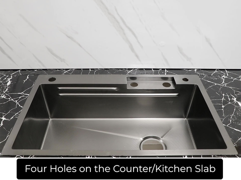 Four Holes on the Counter/Kitchen Slab