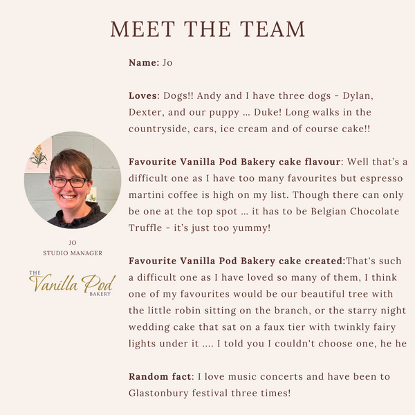 Meet Jo from Vanilla Pod Bakery