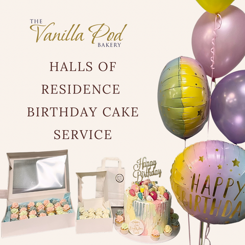 Halls of residence birthday cake delivery service