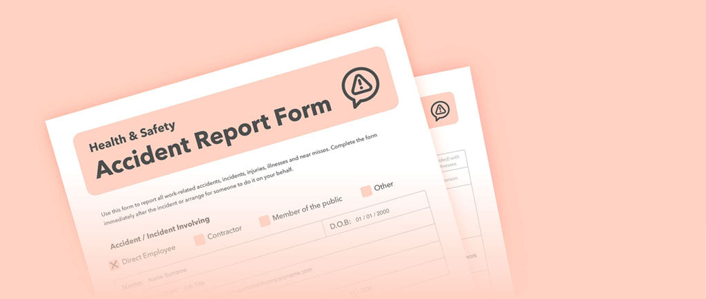 An accident report form