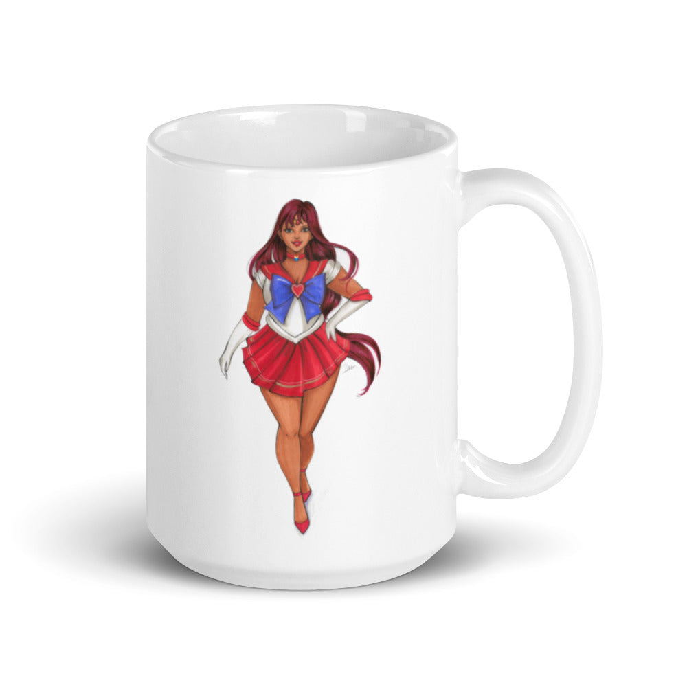 Sailor Mars Coffee Mug by Rongrong DeVoe - 3
