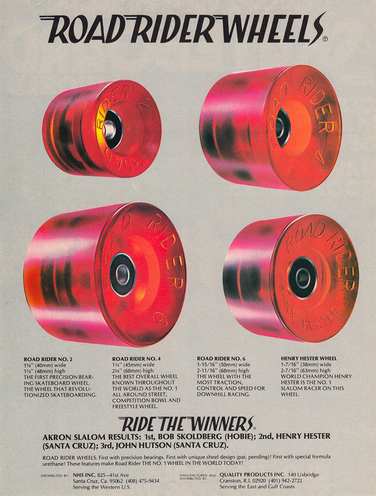 Road Rider Wheels Ad from Santa Cruz