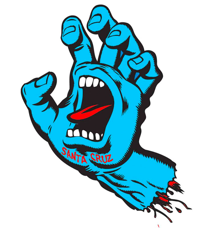 Santa Cruz Screaming Hand Logo