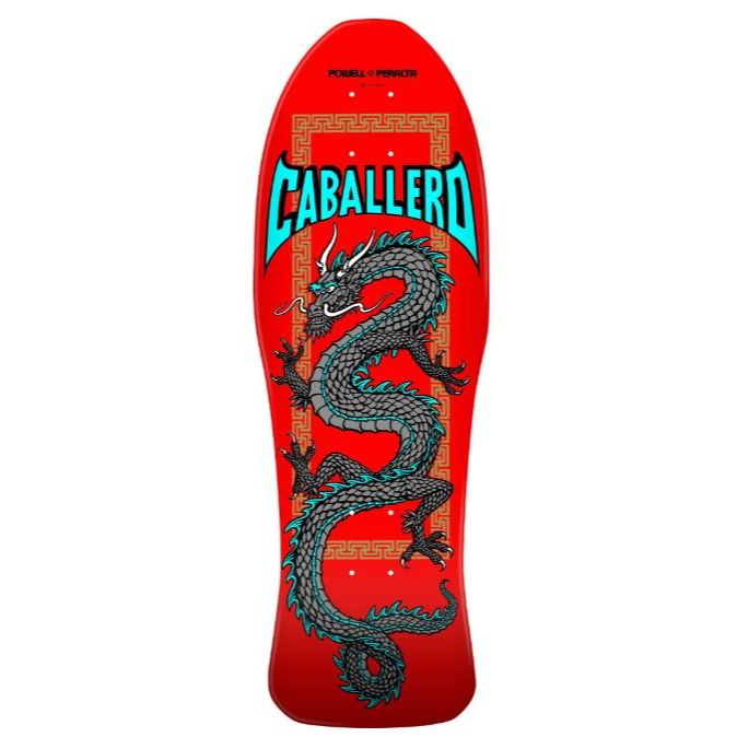 Powell Peralta Old School Ripper Skateboard Deck White/Pink - 9.89 x 31.32  - Powell-Peralta®