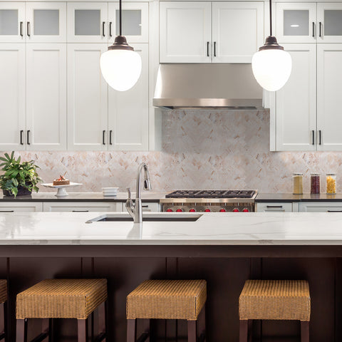 herringbone peel and stick tile for kitchen