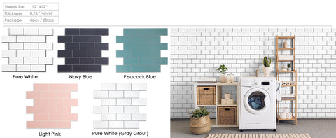 Reimagine Your Space with the Fresh Color of Peel and Stick Wall Tiles