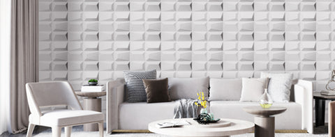 3D wall panels for living room