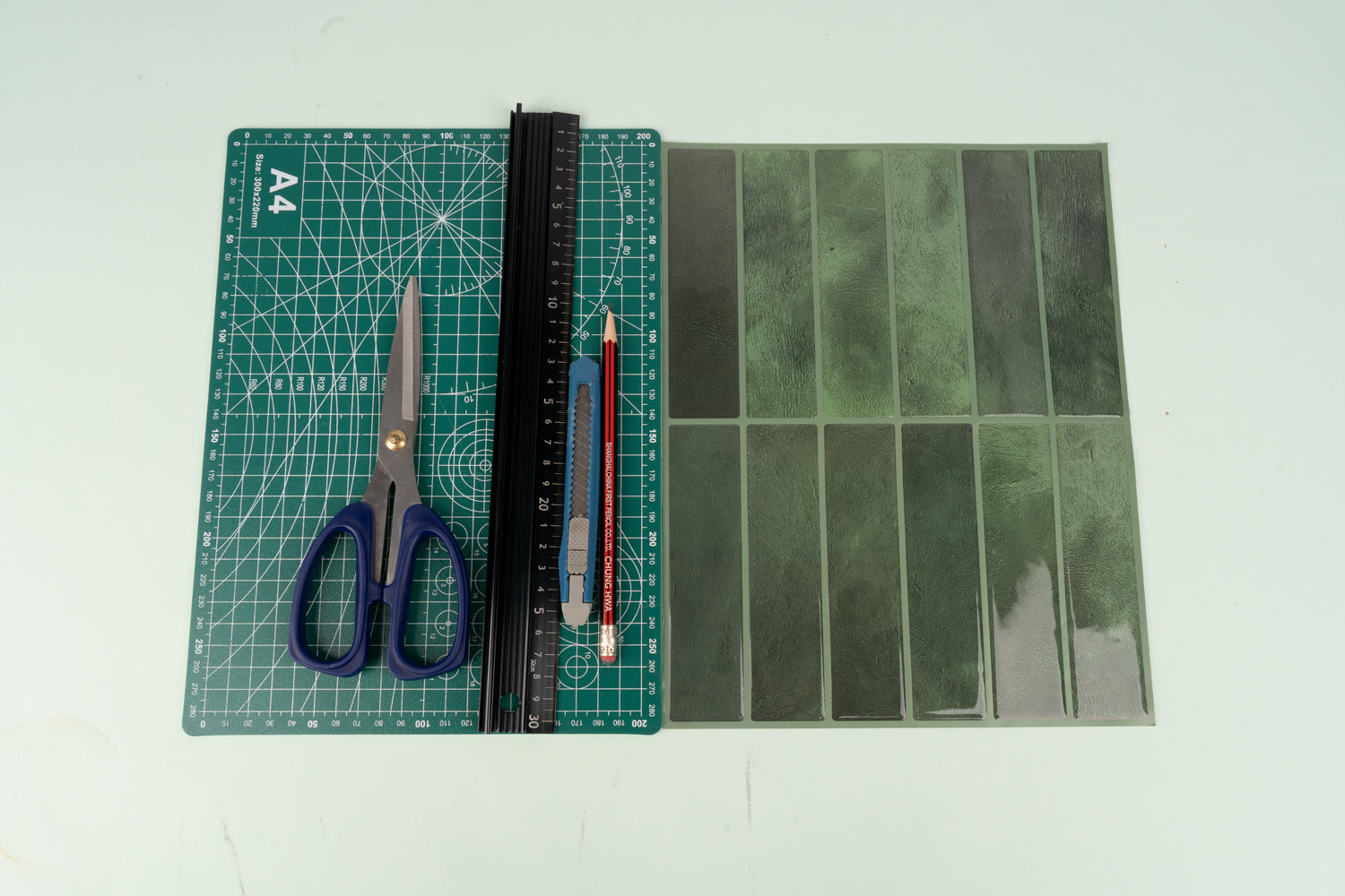 vinyl tile and cutting tools