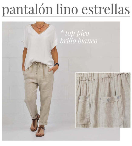 Cómo combinar los pantalones de lino – Amisy