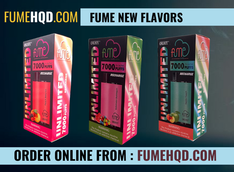 Fume disposable vapes new flavors