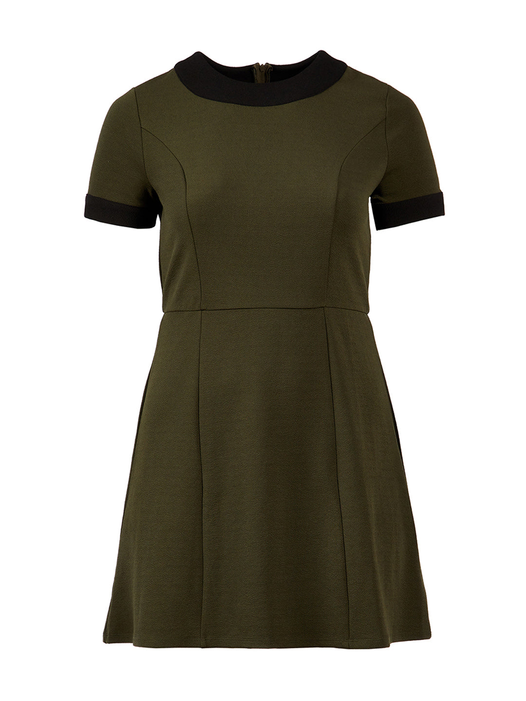 Smak Parlour, Contrast Trim Green Dress