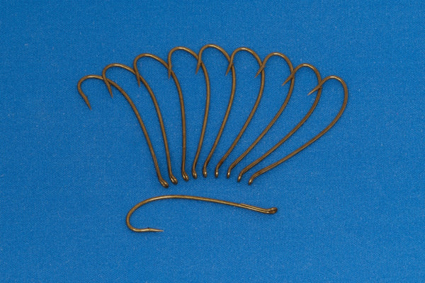 Veniard Salmon fly brooch pins Gold