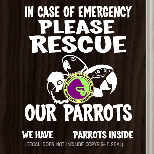 emergency animal rescue birds