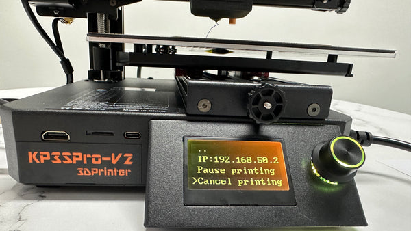 P10 Contol during printing