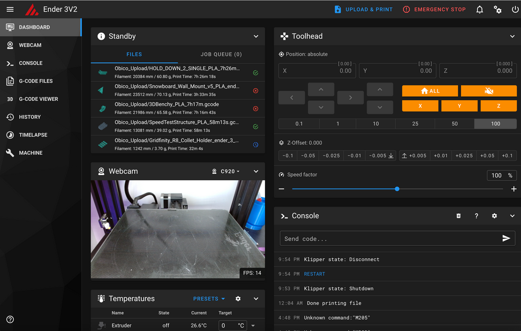 mainsail-camera-interface