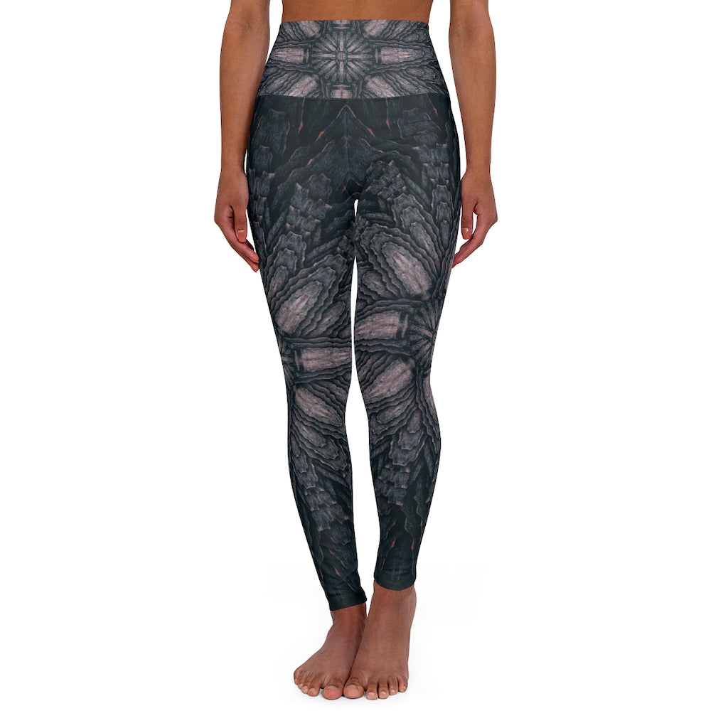 Sandee Rain Boutique - Yoga Waist Microfibre Leggings with Side