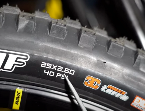 How to choose bike tube tire size diameter and width on Fly Rides
