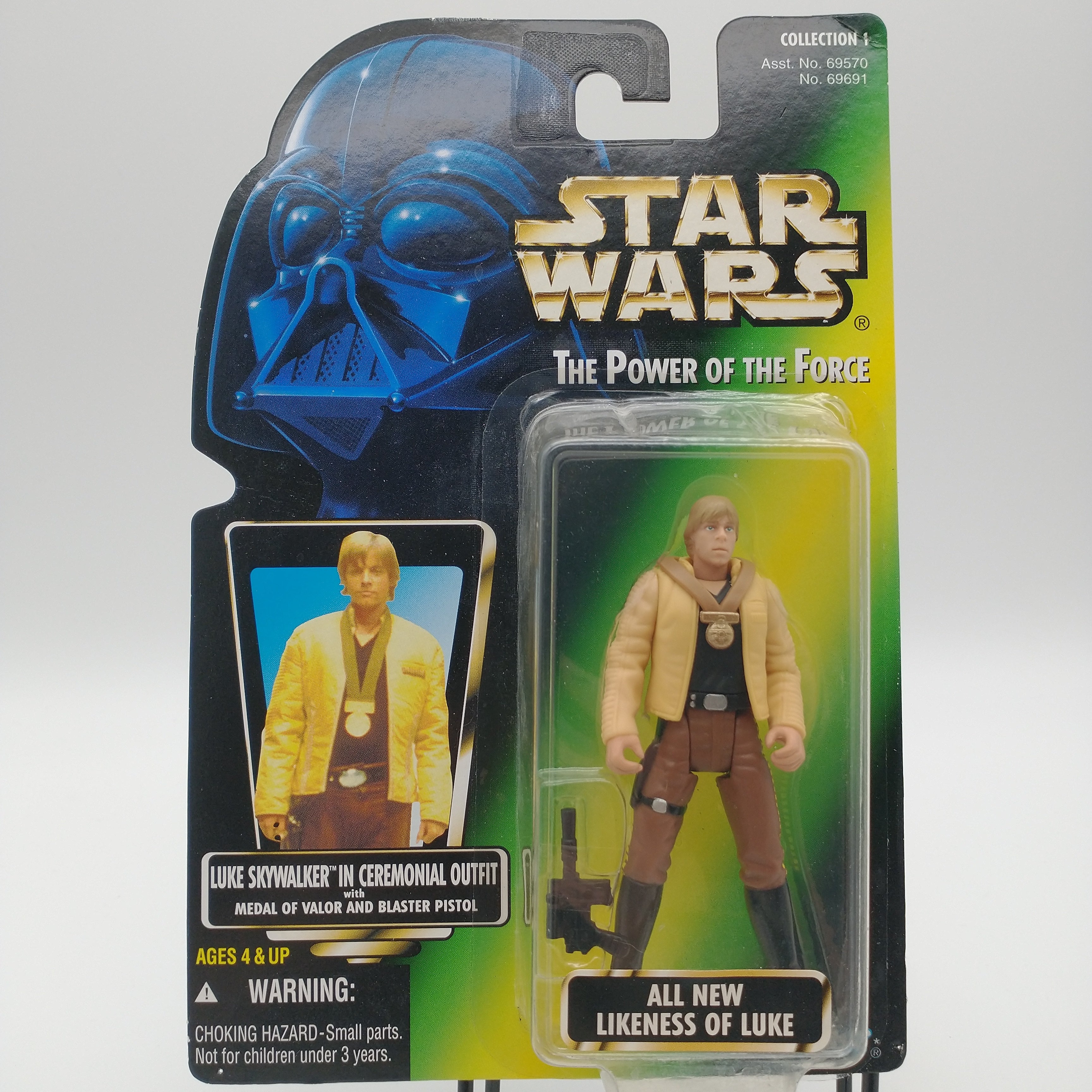 Star Wars Power of the Force Luke Skywalker Ceremonial Clothing Kenner 1996