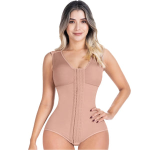 PANTY BODYSUIT SHAPEWEAR WITH BUILT-IN BRA 056BF | POSTPARTUM AND DAILY USE | POWERNET - carites-shop