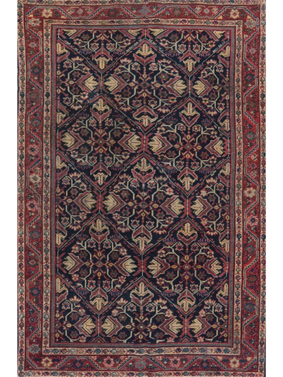 4x7 Antique Persian Mahal Area Rug - 104699