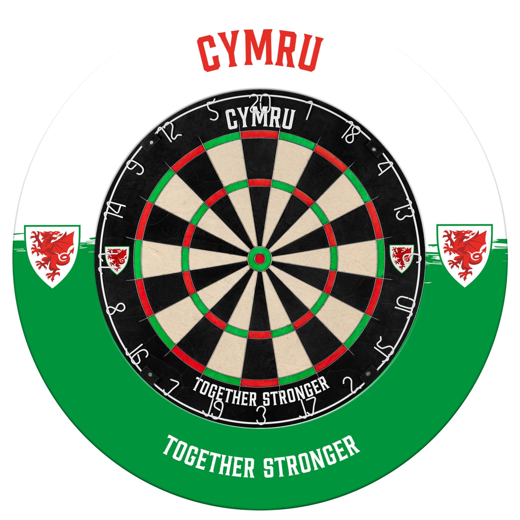 Opmerkelijk Integreren Leesbaarheid Wales bedrukt dartbord en bedrukte rand - Cymru