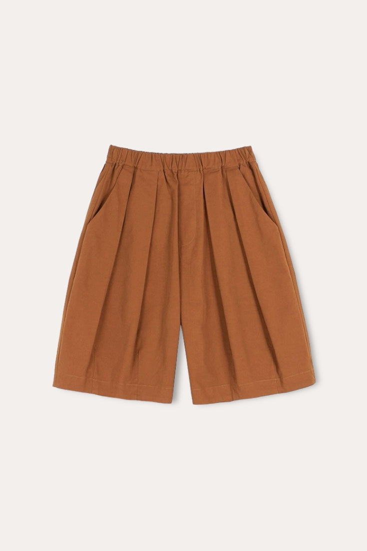 Nik Shorts | Tea Brown - Minimo Bebe product image