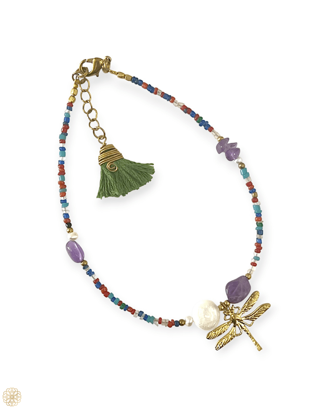 Colorful beaded anklet - Sundara Joon