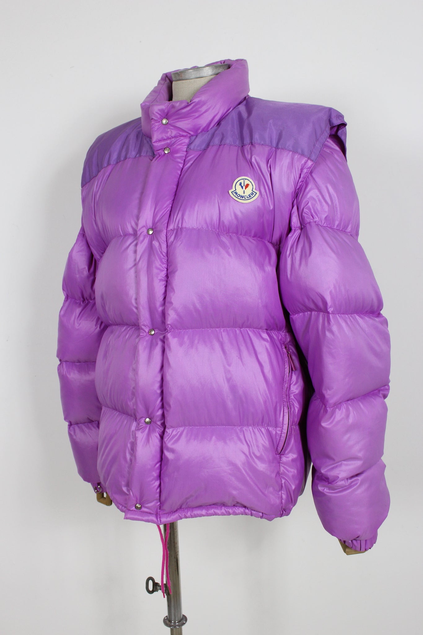 Moncler Vintage Grenoble Pink Goose Down Jacket 1980s | Dedè Couture