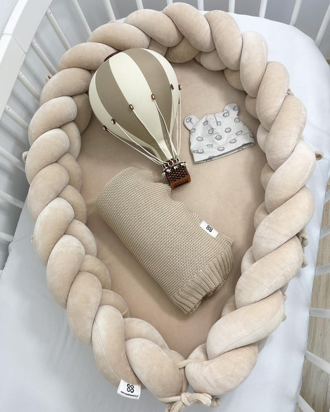 Beige soft baby nest