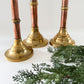 Vintage Brass & Copper Candleholders