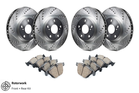 Brake Kit: 2019-2020 Nissan Altima (Models w/ Manual Parking Brakes)