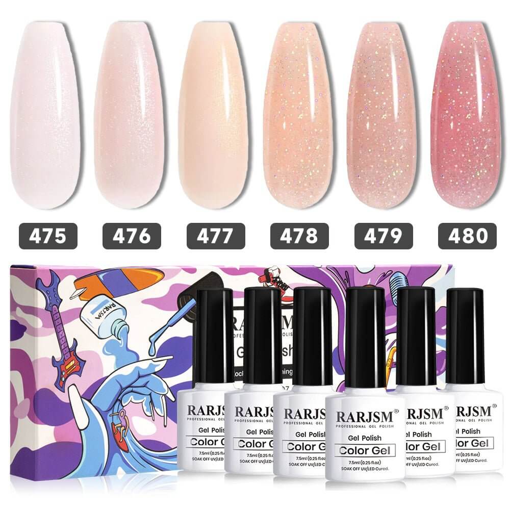 Ab Gel Gel Nail Polish Starter Kit with UV light 8 Pastel Color Gel Nail  Polish Set with No Wipe Base and Top Coat, All In One Manicure Tools -  Walmart.com