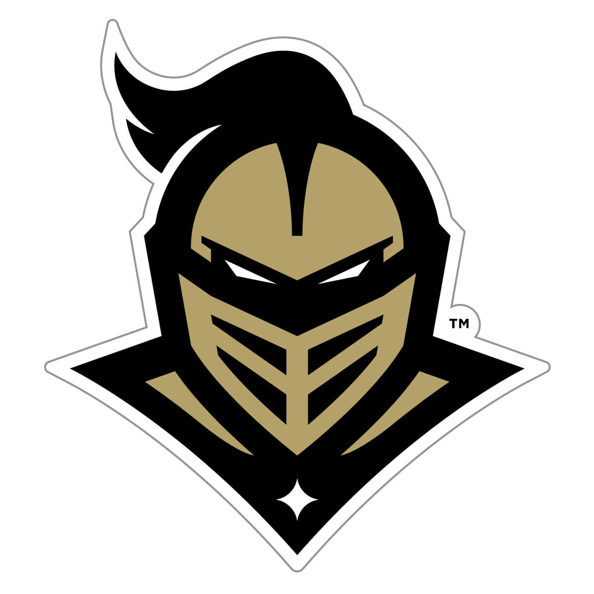 UCF Knights Blackout Knight Logo Decal – FloGrown