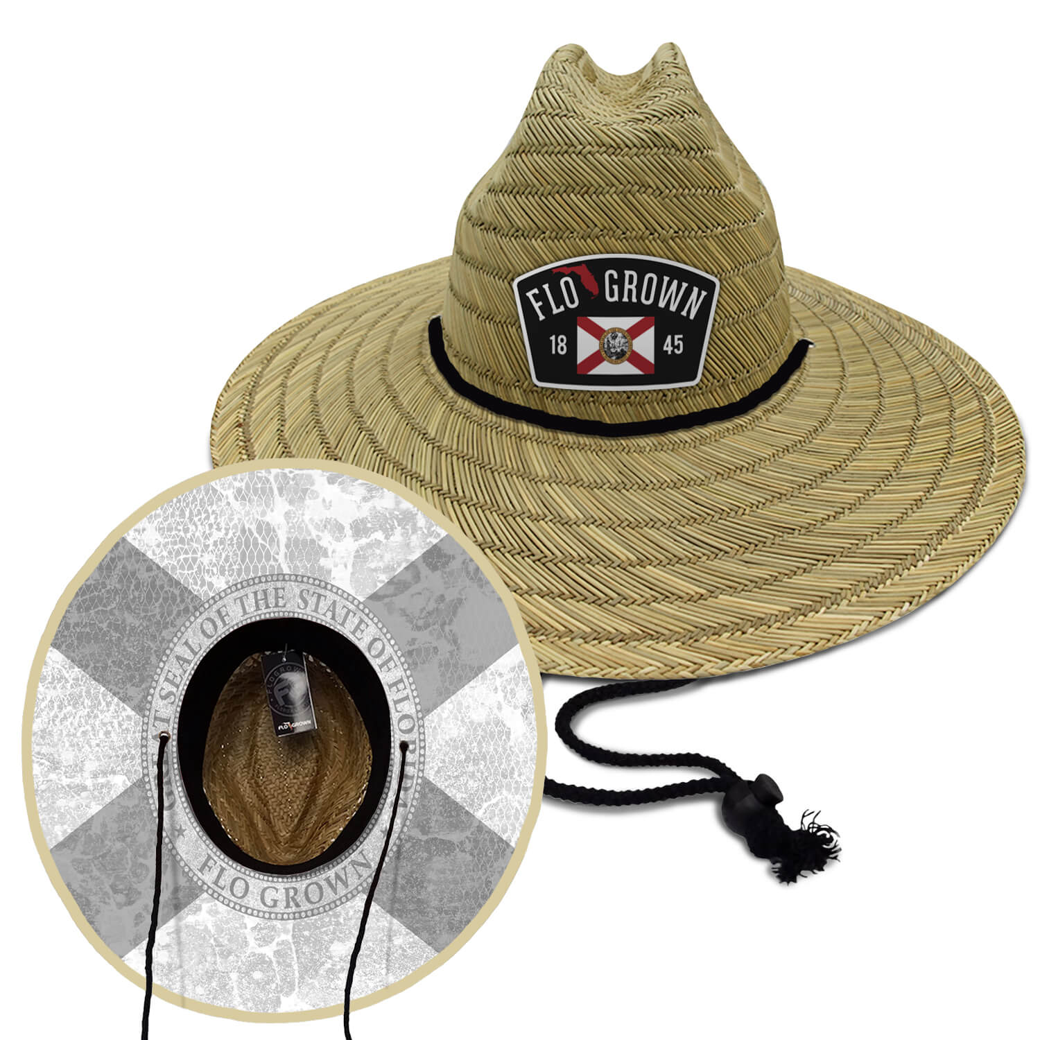 Gator Skin Straw Hat – FloGrown