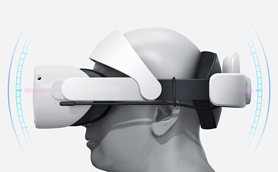 oculus quest 2 head strap with battery
