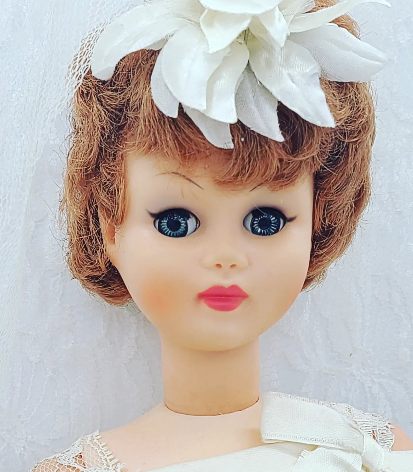 Reserved Samantha 3/18 Vienna Haunted Doll ~ 17" Unusual Hard Plastic Bride Fashion Doll 1960s ~ Paranormal ~ Drug Death ~ Rainbow Family ~  in the 70s ~ Loves Music