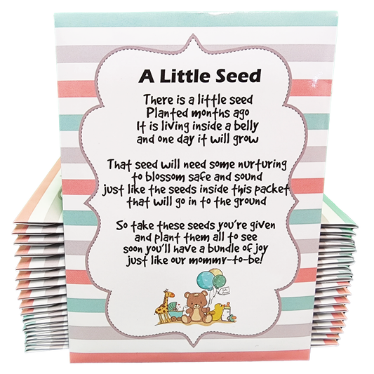 Mommy to Bee Seed Packets  Girl or Boy Baby Shower Favors for Guests –  Choobly