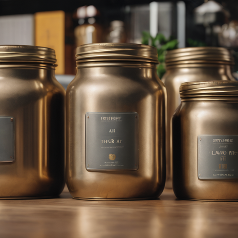 Airtight canister for coffee or tea storage