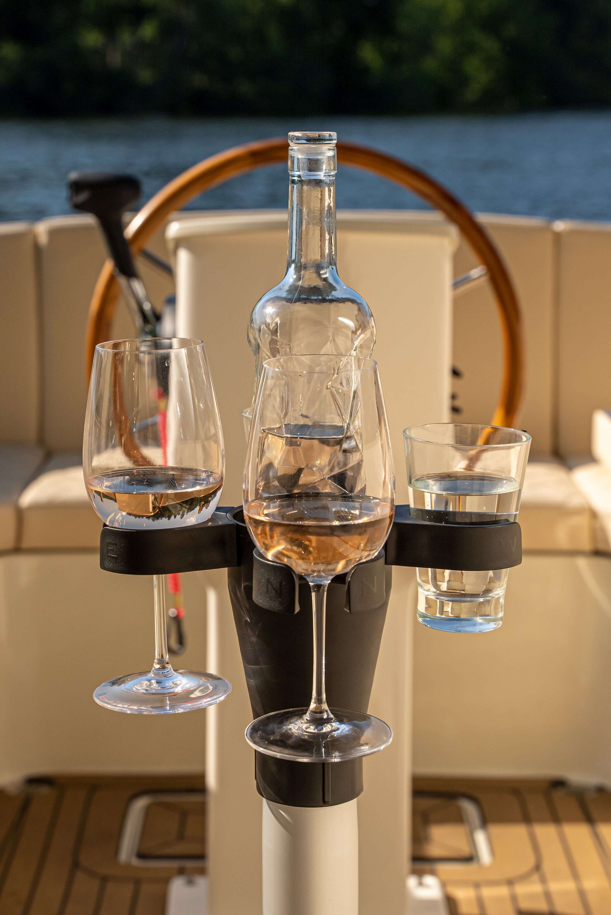 Kop- flaskeholdere båd - undgå at og glas